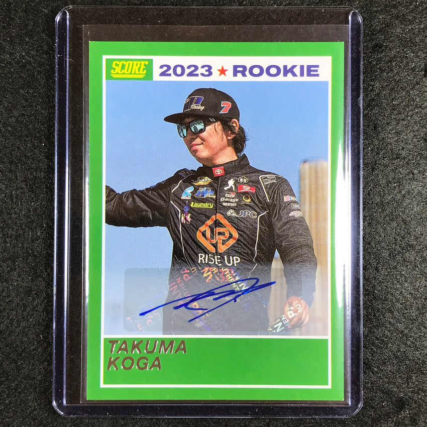 2023 Chronicles Racing Takuma Koga Score Rookie Auto No 11