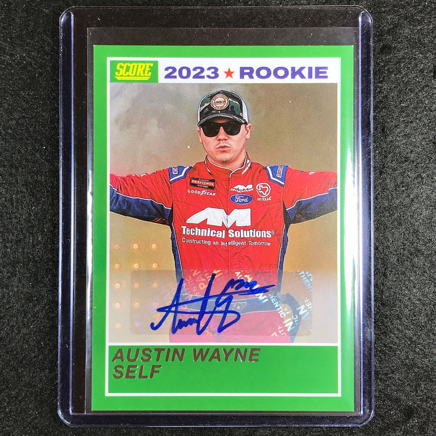 2023 Chronicles Racing Austin Wayne Self Score Rookie Auto No 14