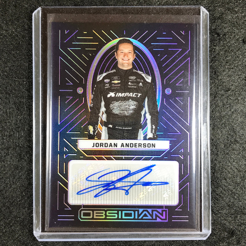 2023 Chronicles Racing Jordan Anderson Obsidian Rookie Auto Purple Etch 28/49