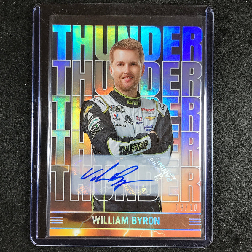 2023 Chronicles Racing William Byron Thunder Auto Silver Holo 9/10