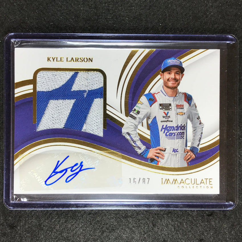 2023 Chronicles Racing Kyle Larson Immaculate Premium Patch Auto 16/87