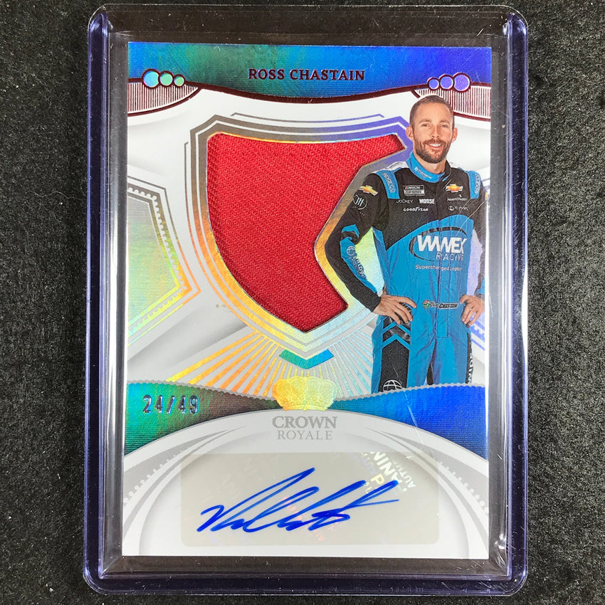 2023 Chronicles Racing Ross Chastain Crown Royale Patch Auto Red 24/49