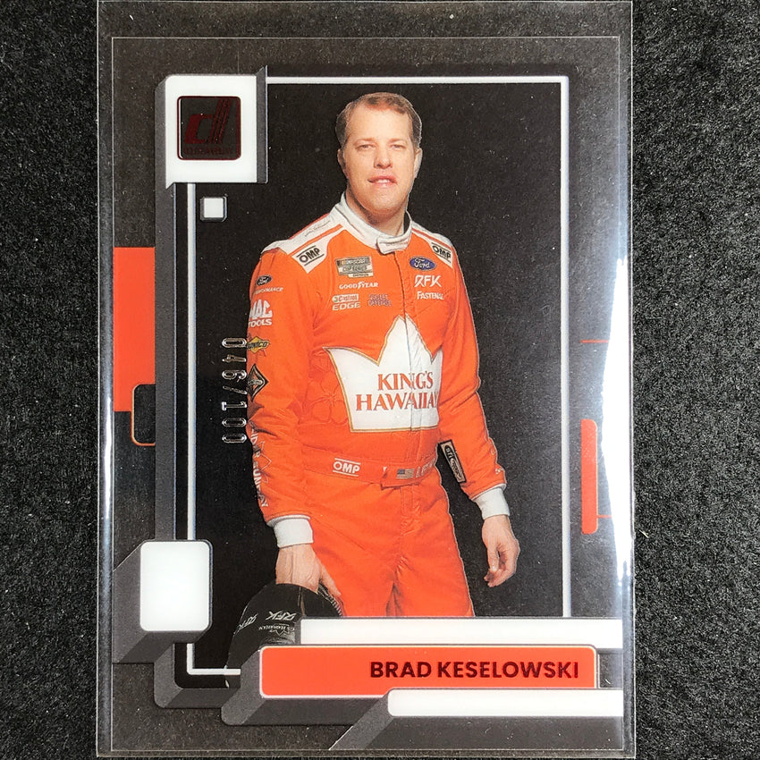 2023 Chronicles Racing Brad Keselowski Clearly Donruss Acetate Red 46/100