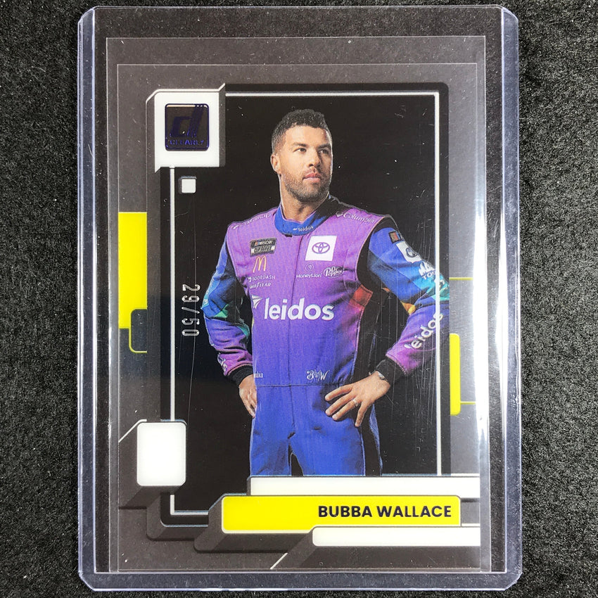 2023 Chronicles Racing Bubba Wallace Clearly Donruss Acetate Blue 29/50