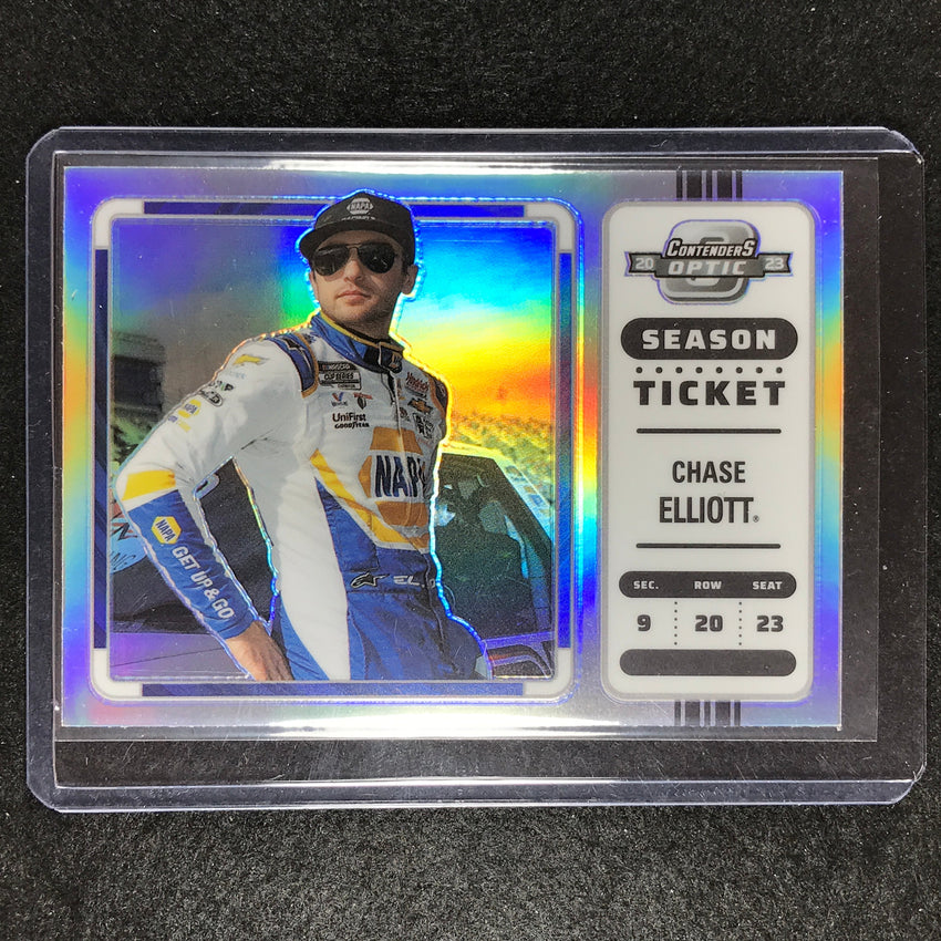 2023 Chronicles Racing Chase Elliott Contenders Optic Season Ticket Silver #5