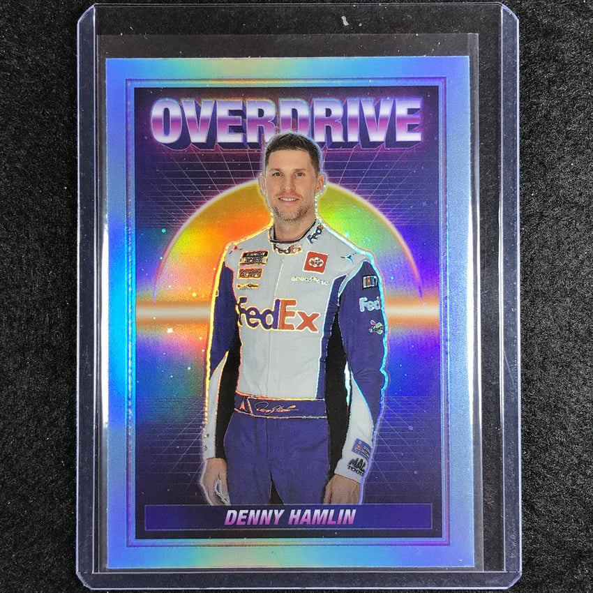 2023 Chronicles Racing Denny Hamlin Overdrive Carolina Blue Prizm #15