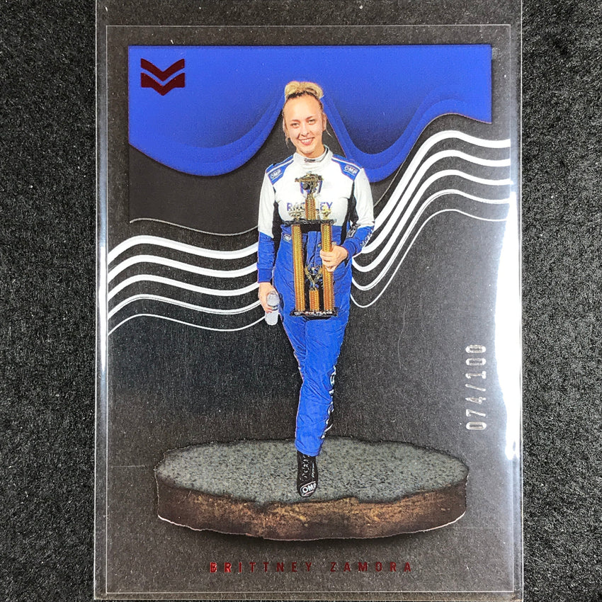 2023 Chronicles Racing Brittney Zamora Magnitude Acetate Red 74/100