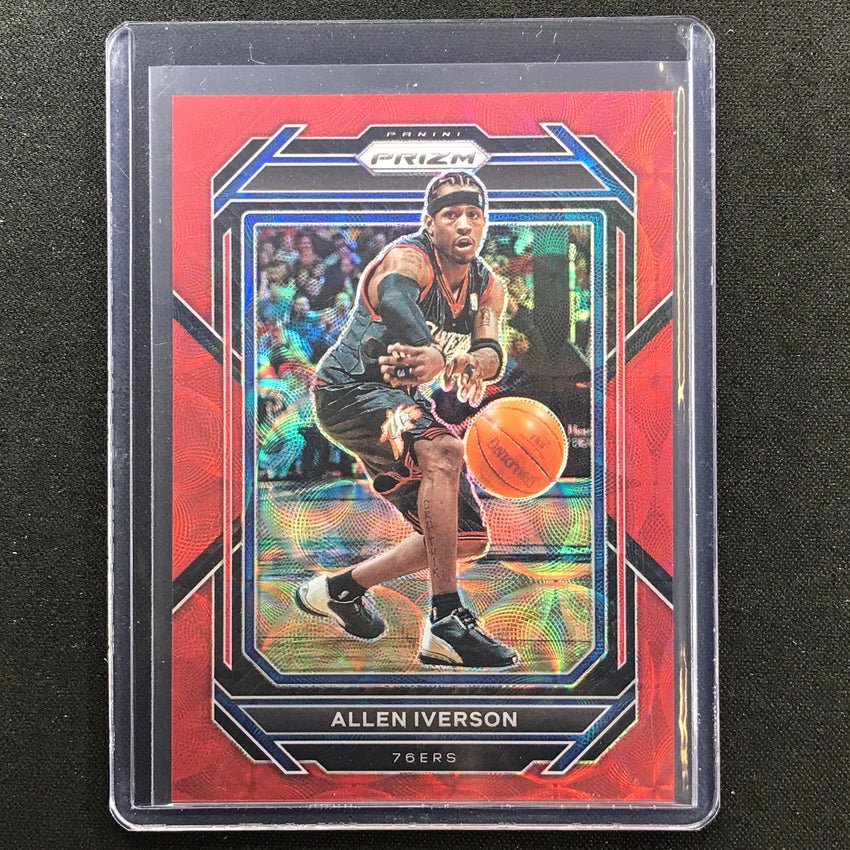 2022-23 Prizm Allen Iverson Choice Red Scope 25/88 No 281