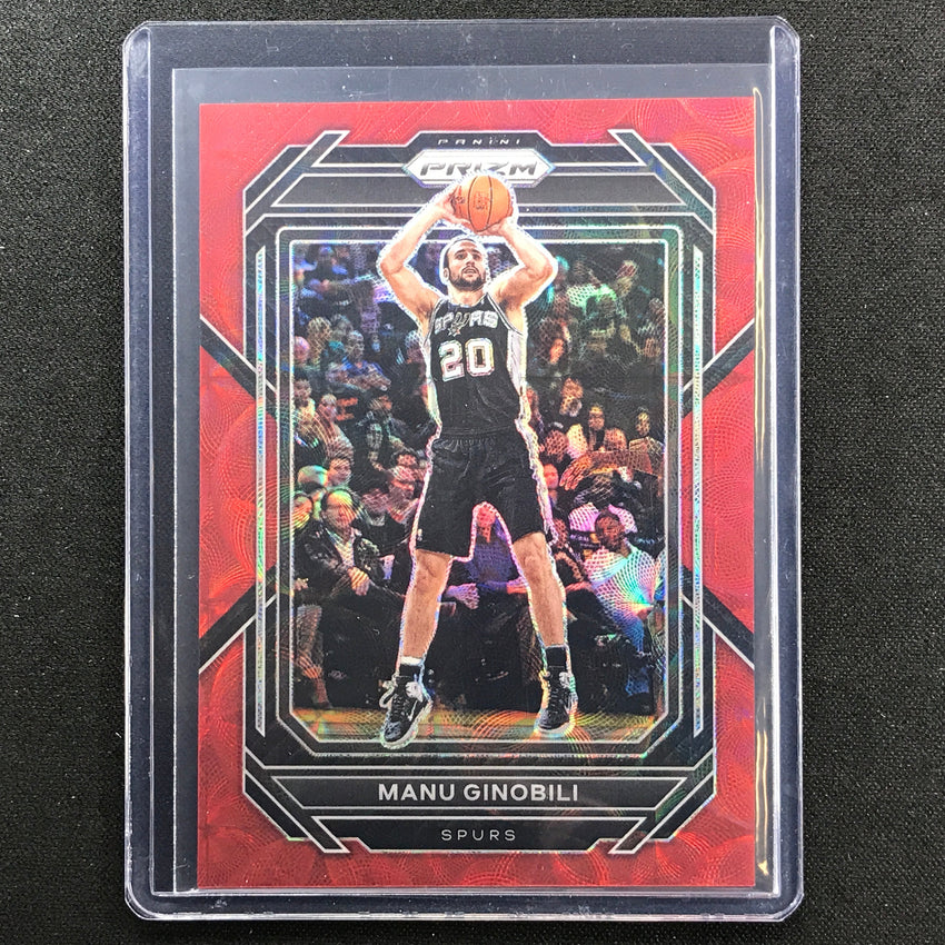2022-23 Prizm Manu Ginobili Choice Red Scope 45/88 No 296