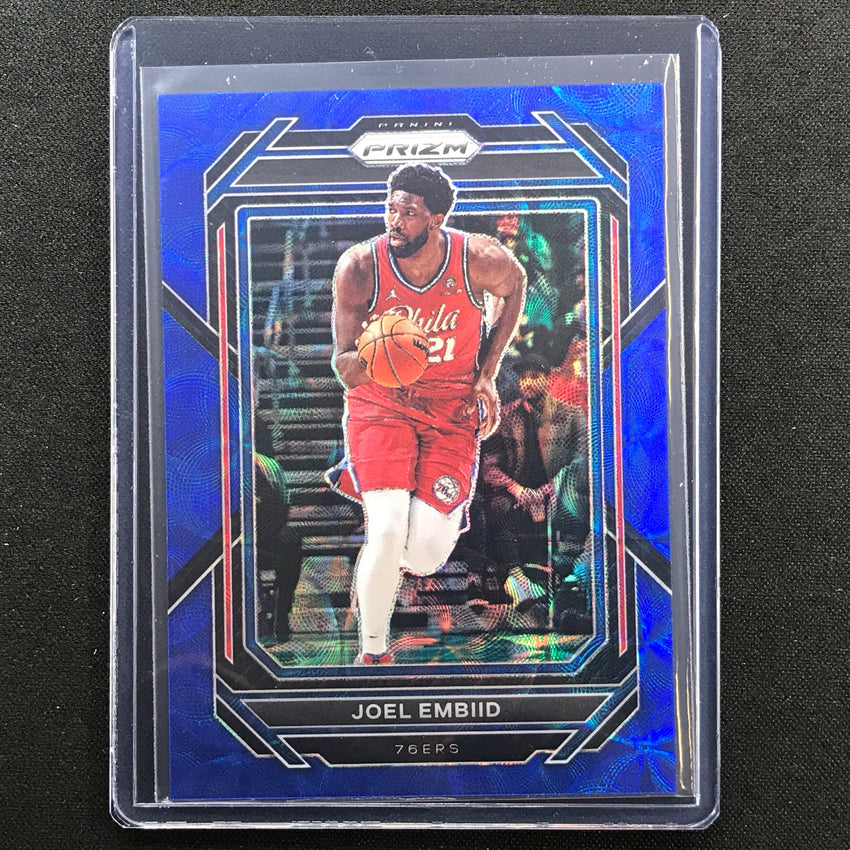 2022-23 Prizm Joel Embiid Choice Blue Scope 26/49
