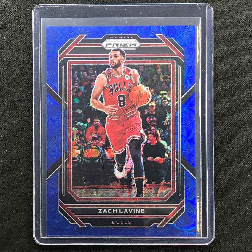 2022-23 Prizm Zach Lavine Choice Blue Scope 11/49