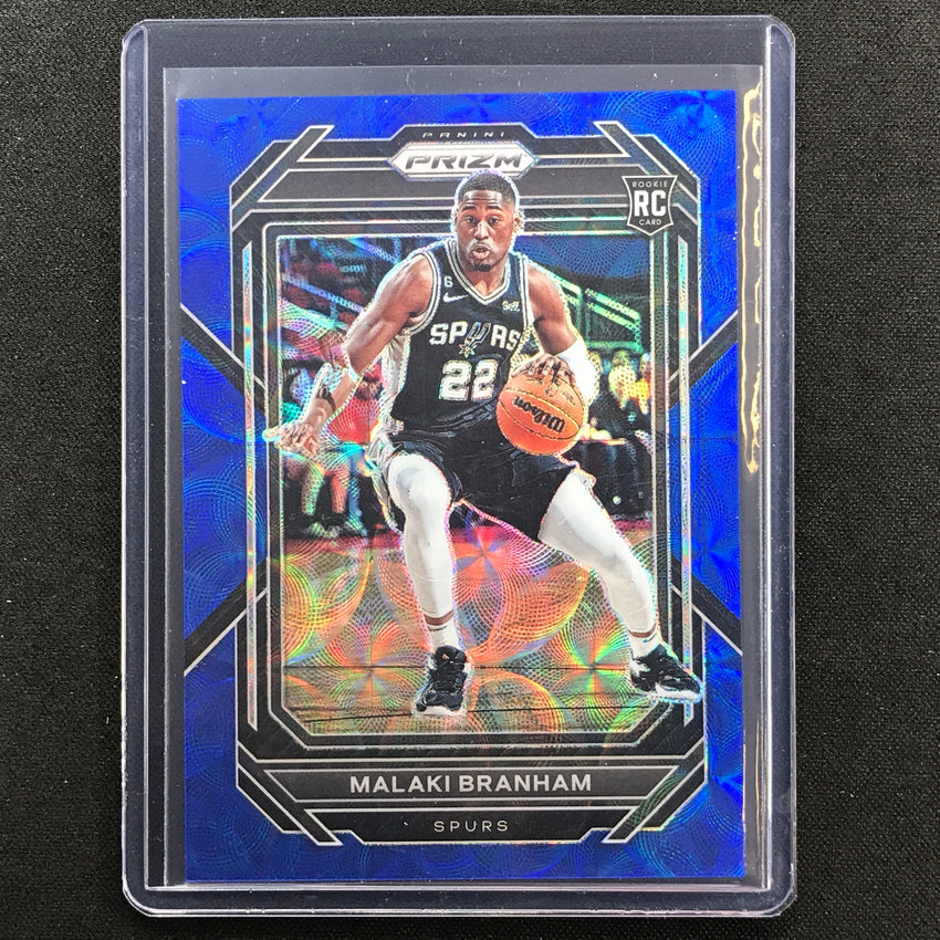 2022-23 Prizm Malaki Branham Choice Rookie Blue Scope 10/49