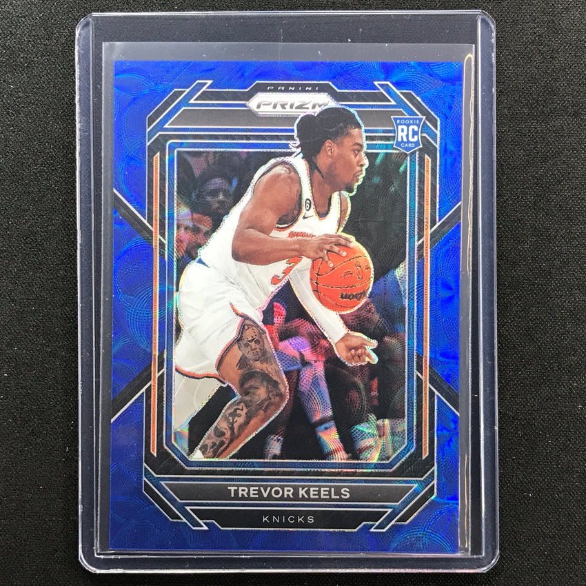 2022-23 Prizm Trevor Keels Choice Rookie Blue Scope 3/49