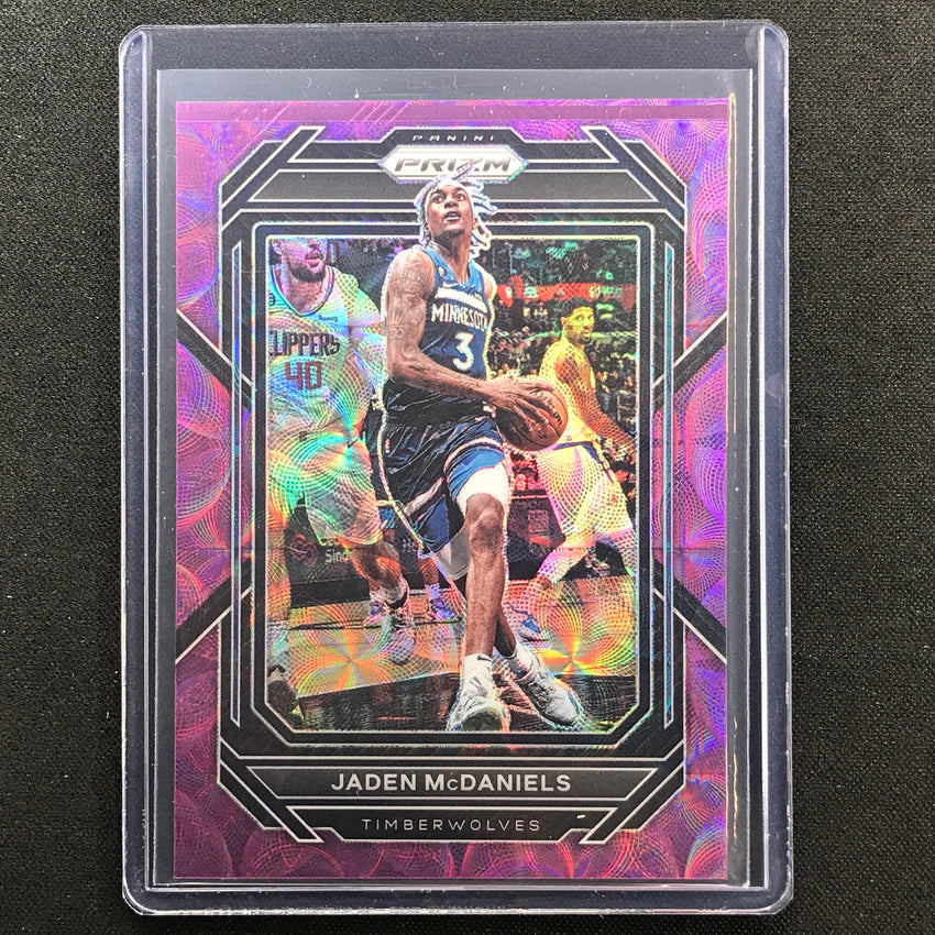 2022-23 Prizm Jaden Mcdaniels Choice Purple Scope 10/20