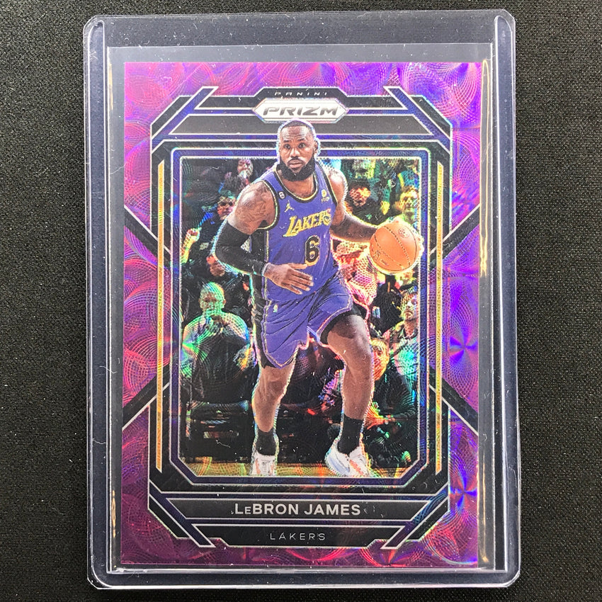 2022-23 Prizm Lebron James Choice Purple Scope 16/20