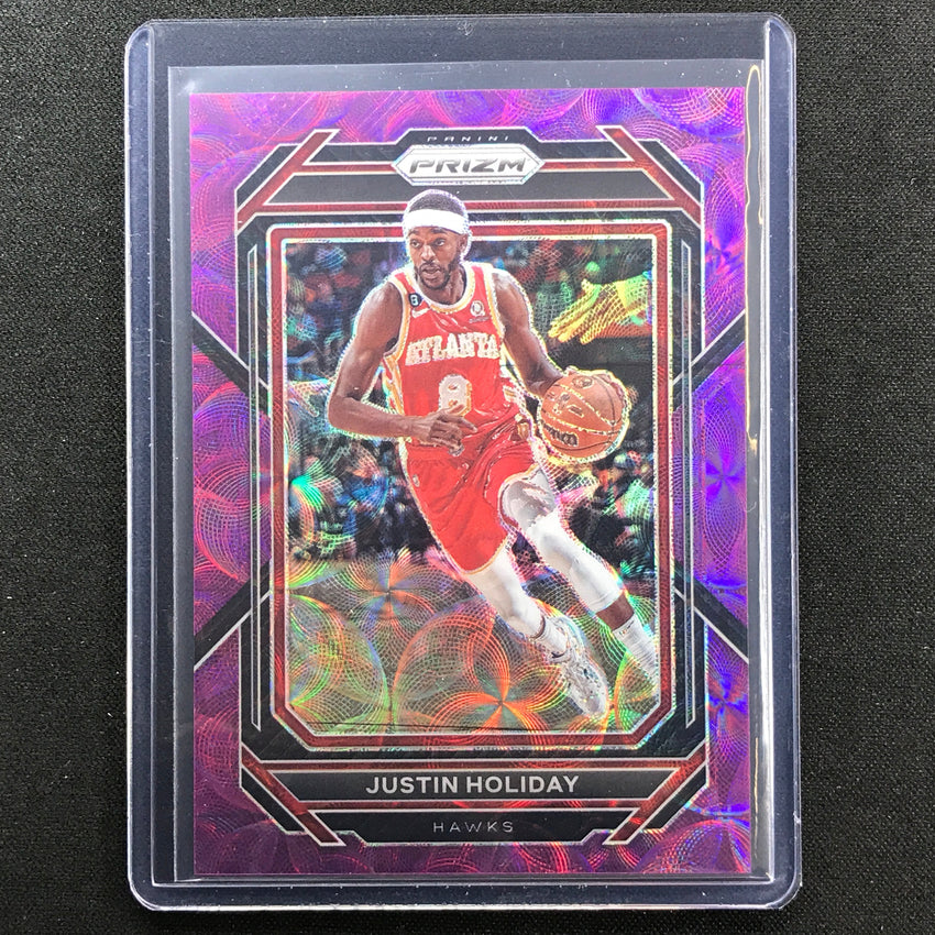 2022-23 Prizm Justin Holiday Choice Purple Scope 18/20