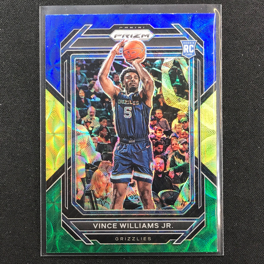 2022-23 Prizm VINCE WILLIAMS JR. Choice Rookie Blue Yellow Green Scope #255