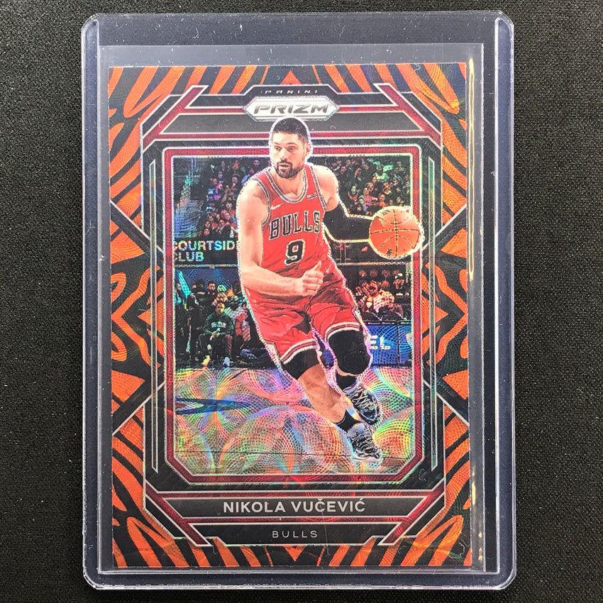 2022-23 Prizm NIKOLA VUCEVIC Choice Tiger Stripe SSP #80