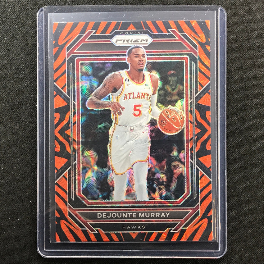 2022-23 Prizm DEJOUNTE MURRAY Choice Tiger Stripe SSP #146