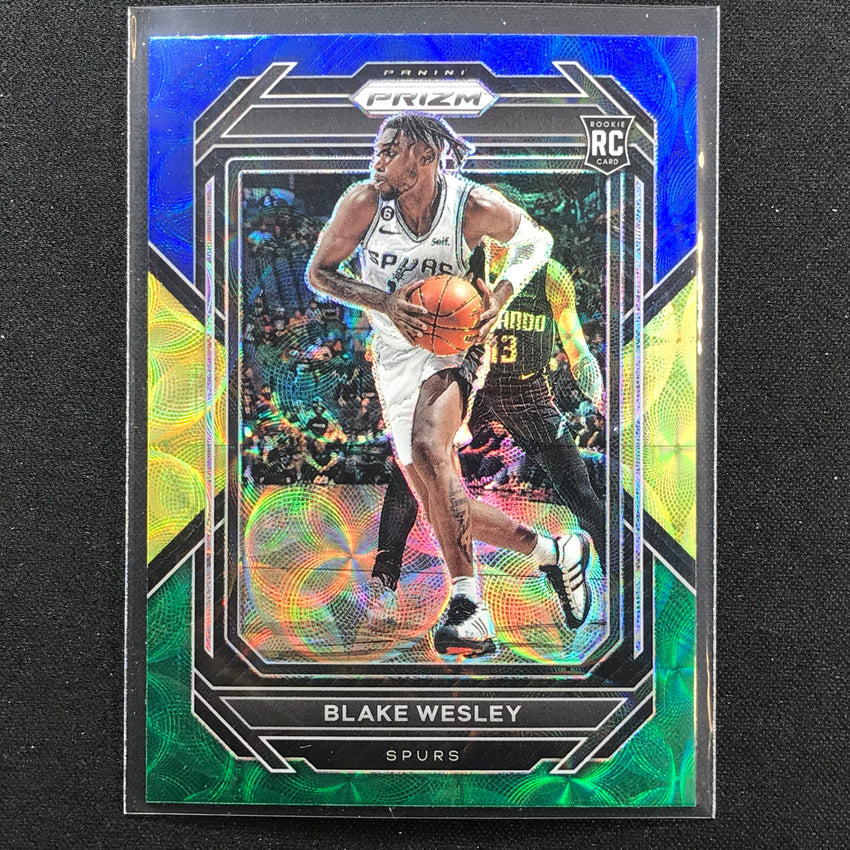 2022-23 Prizm BLAKE WESLEY Choice Rookie Blue Yellow Green Scope #264