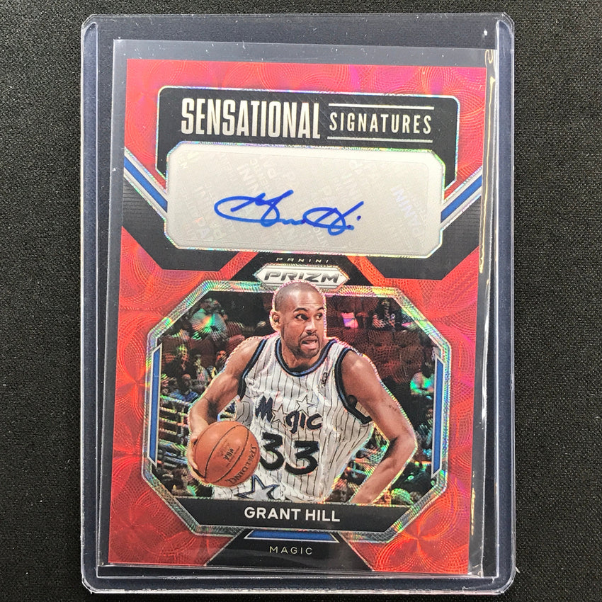 2022-23 Prizm GRANT HILL Sensational Signatures Auto Choice Red Scope #GH