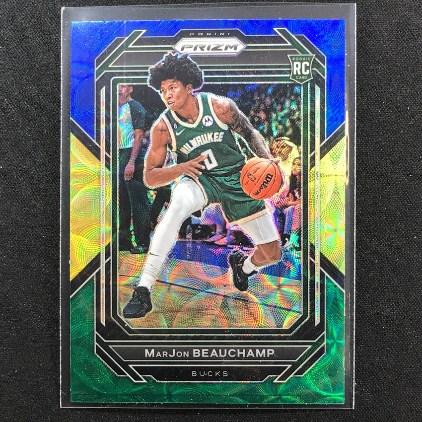 2022-23 Prizm MARJON BEAUCHAMP Choice Rookie Blue Yellow Green Scope #268