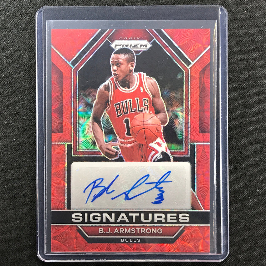 2022-23 Prizm B.j. Armstrong Signatures Auto Choice Red Scope No Bja