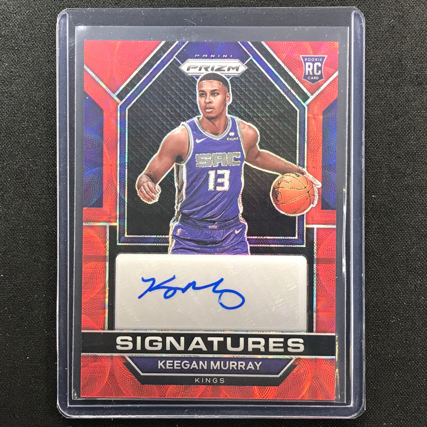 2022-23 Prizm Keegan Murray Rookie Signatures Auto Choice Red Scope No Kmu