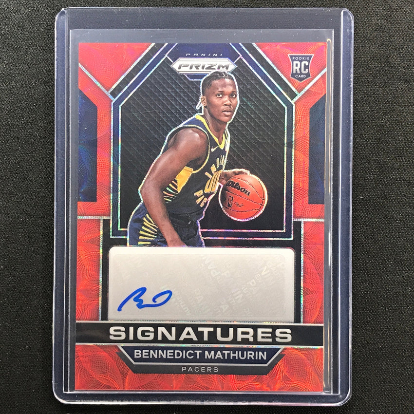 2022-23 Prizm BENNEDICT MATHURIN Rookie Signatures Auto Choice Red Scope #BMA