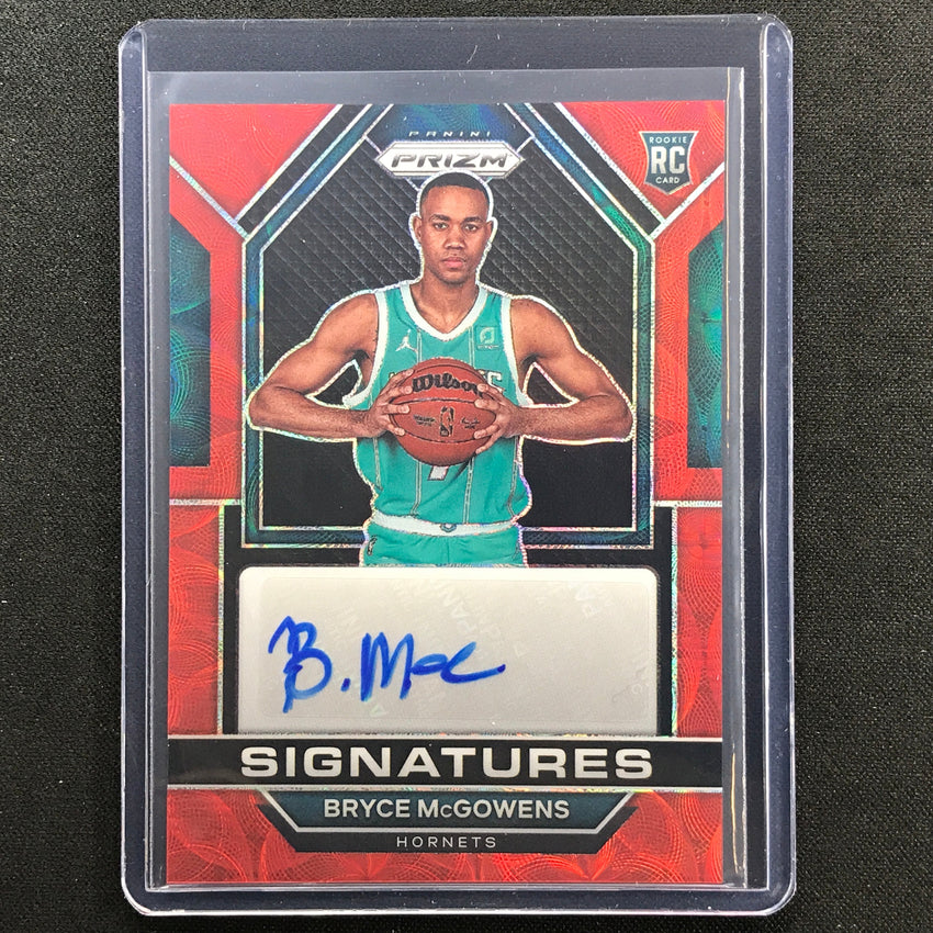 2022-23 Prizm BRYCE MCGOWENS Rookie Signatures Auto Choice Red Scope #BRY