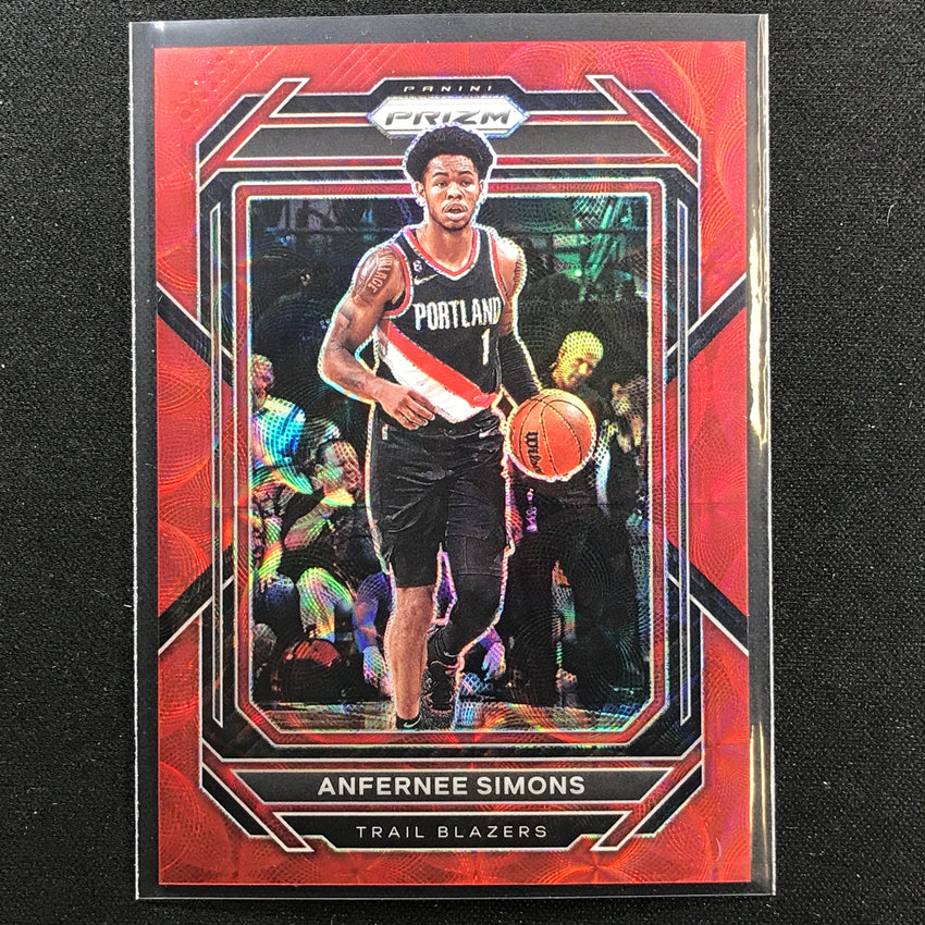 2022-23 Prizm Anfernee Simons Choice Red Scope 83/88 No 46