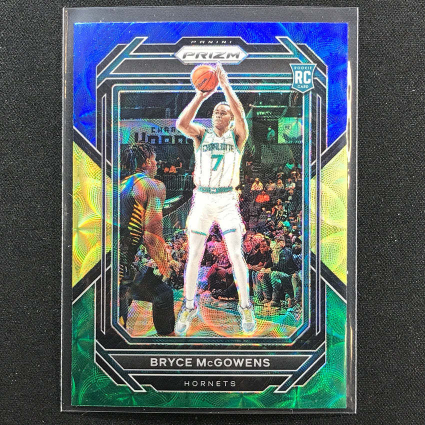 2022-23 Prizm BRYCE MCGOWENS Choice Rookie Blue Yellow Green Scope #222