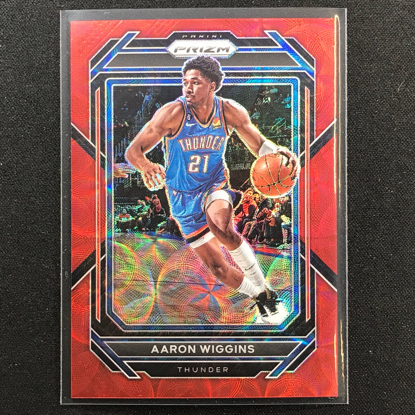 2022-23 Prizm Aaron Wiggins Choice Red Scope 52/88 No 65