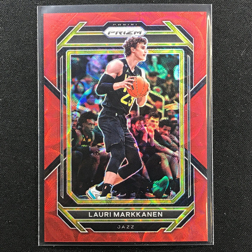 2022-23 Prizm LAURI MARKKANEN Choice Red Scope 61/88 #74