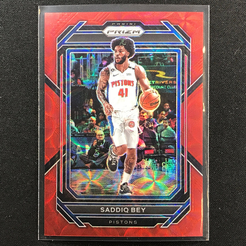 2022-23 Prizm SADDIQ BEY Choice Red Scope 57/88 #84