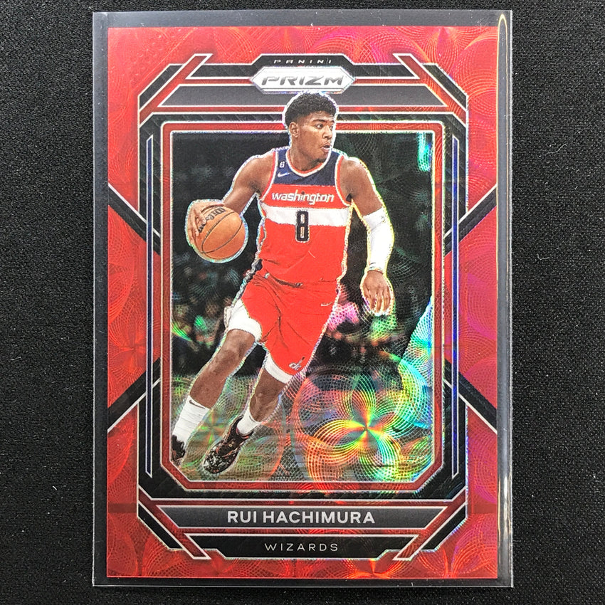 2022-23 Prizm RUI HACHIMURA Choice Red Scope 33/88 #190