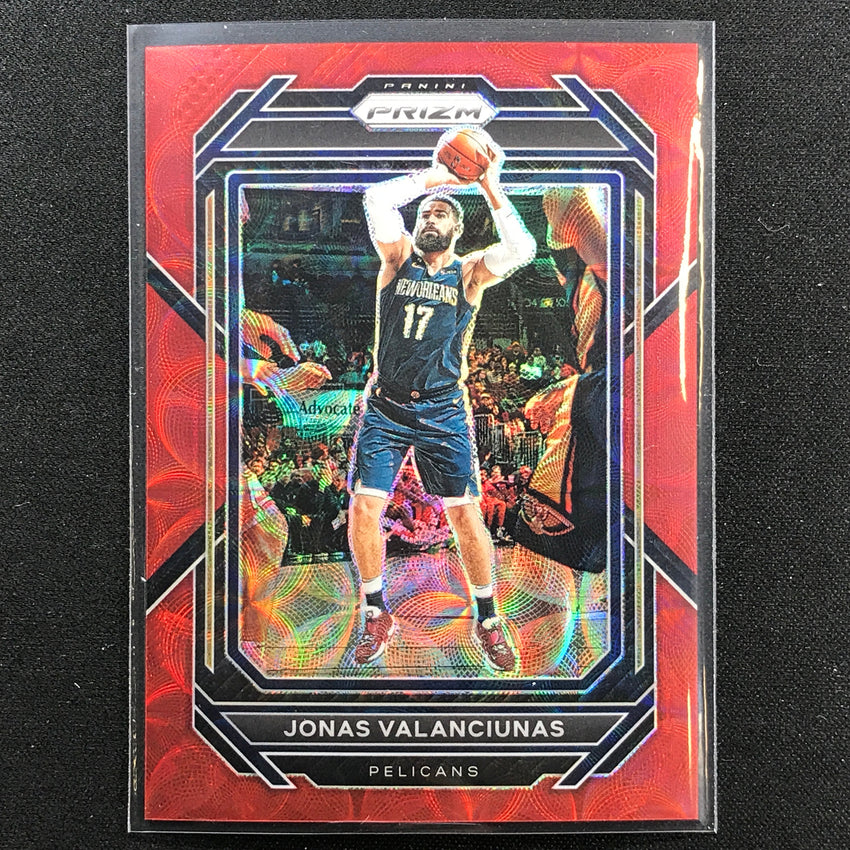 2022-23 Prizm JONAS VALANCIUNAS Choice Red Scope 87/88 #219