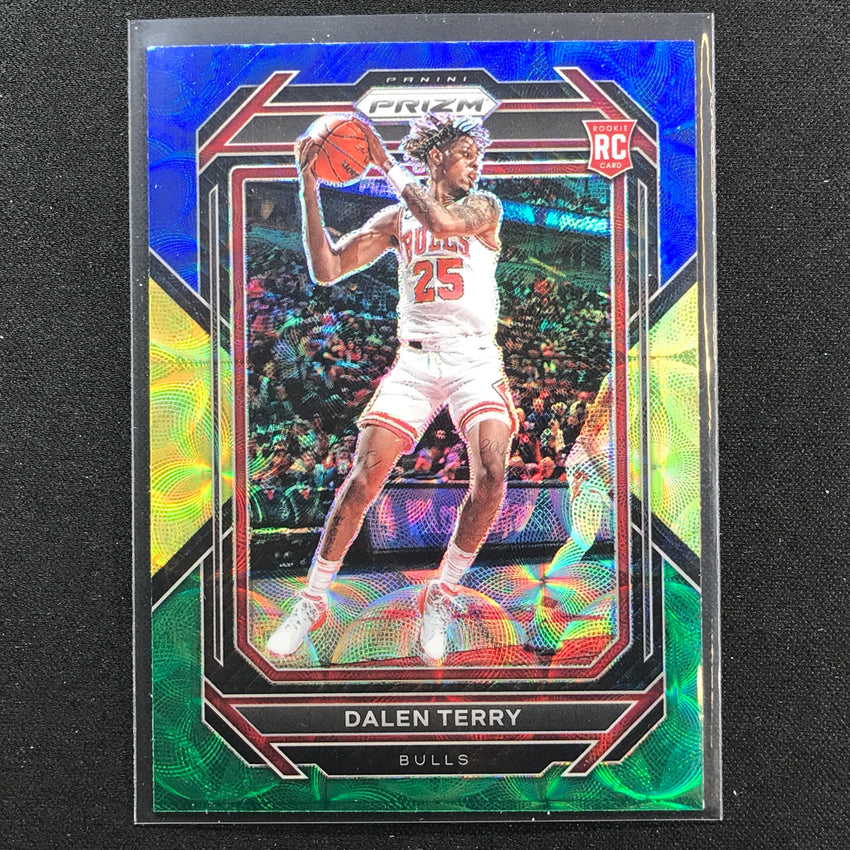 2022-23 Prizm DALEN TERRY Choice Rookie Blue Yellow Green Scope #240
