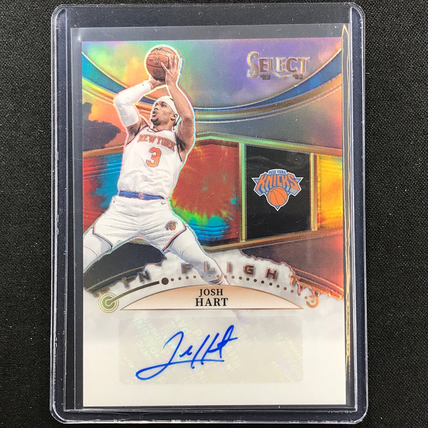 2022-23 Select Josh Hart In Flight Signatures Auto Tie-dye 19/25