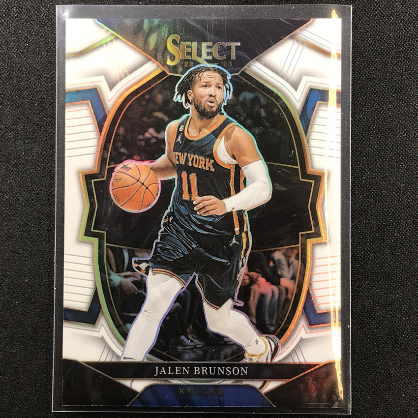 2022-23 Select Jalen Brunson Concourse White /149 No 22