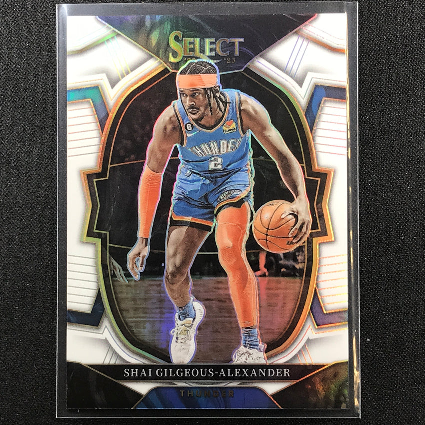 2022-23 Select Shai Gilgeous-alexander Concourse White /149 No 56