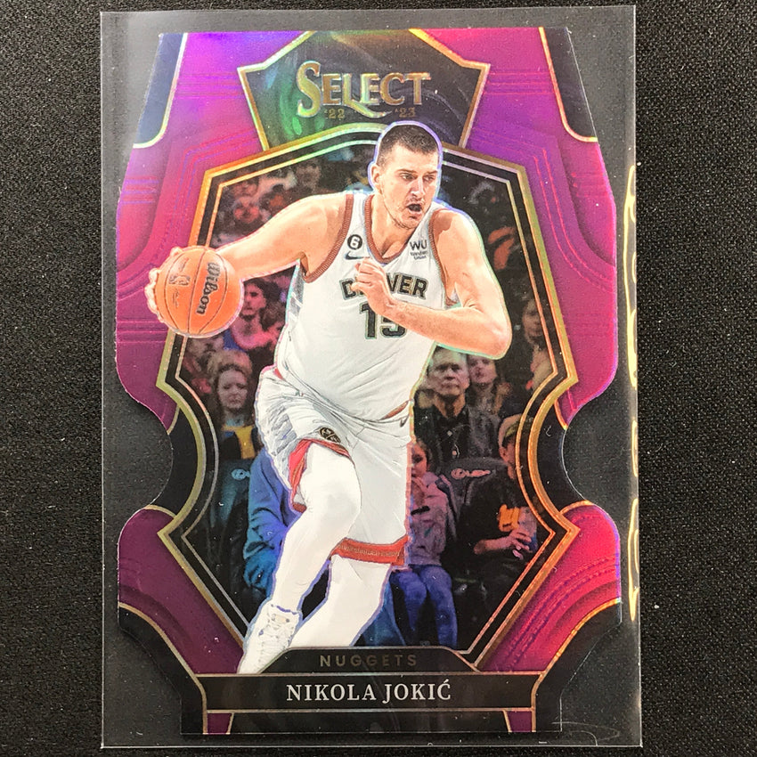 2022-23 Select Nikola Jokic Premier Level Purple Die-cut 90/99