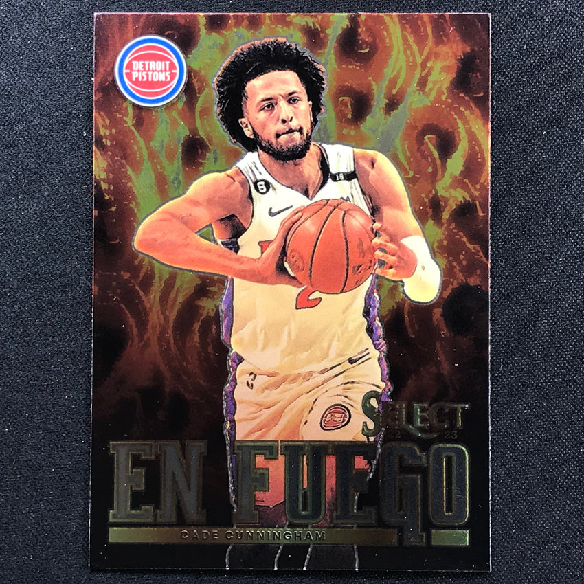 2022-23 Select Cade Cunningham En Fuego Base No 10