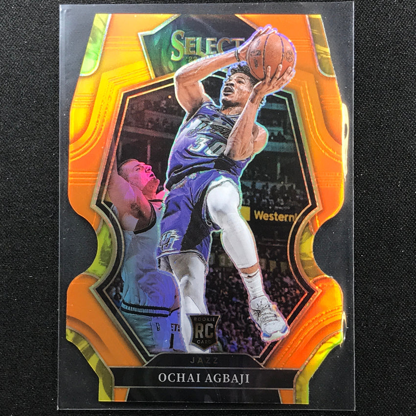 2022-23 Select Ochai Agbaji Premier Level Rookie Orange Die-cut 37/65