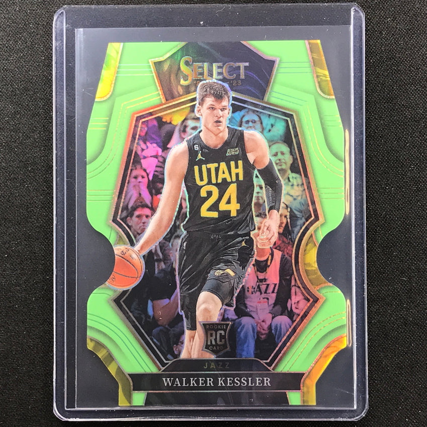 2022-23 Select Walker Kessler Premier Level Rookie Light Green Die-cut 3/49