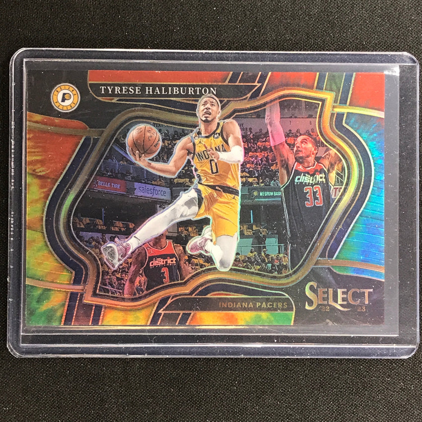 2022-23 Select Tyrese Haliburton Courtside Tie-dye 7/25