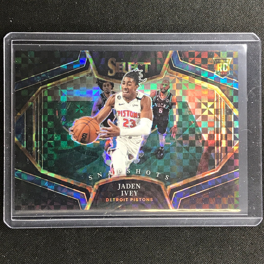 2022-23 Select Jaden Ivey Snapshots Rookie Black Prizm 1/1