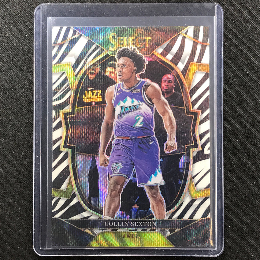 2022-23 Select COLLIN SEXTON Concourse Zebra SSP #23