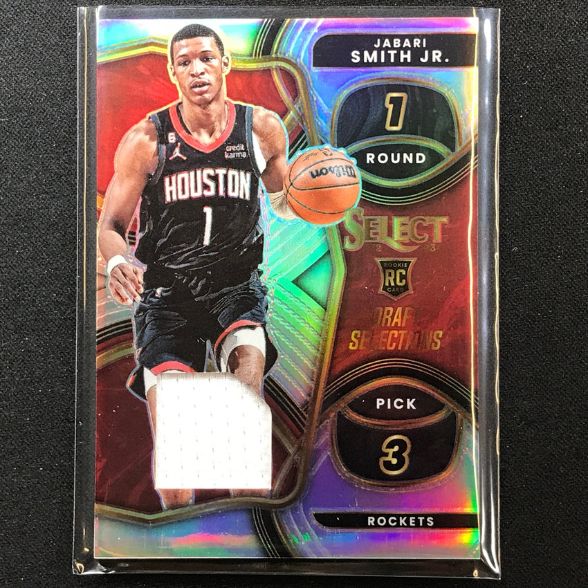 2022-23 Select Jabari Smith Jr. Draft Selections Rookie Jersey Silver Prizm No Mb