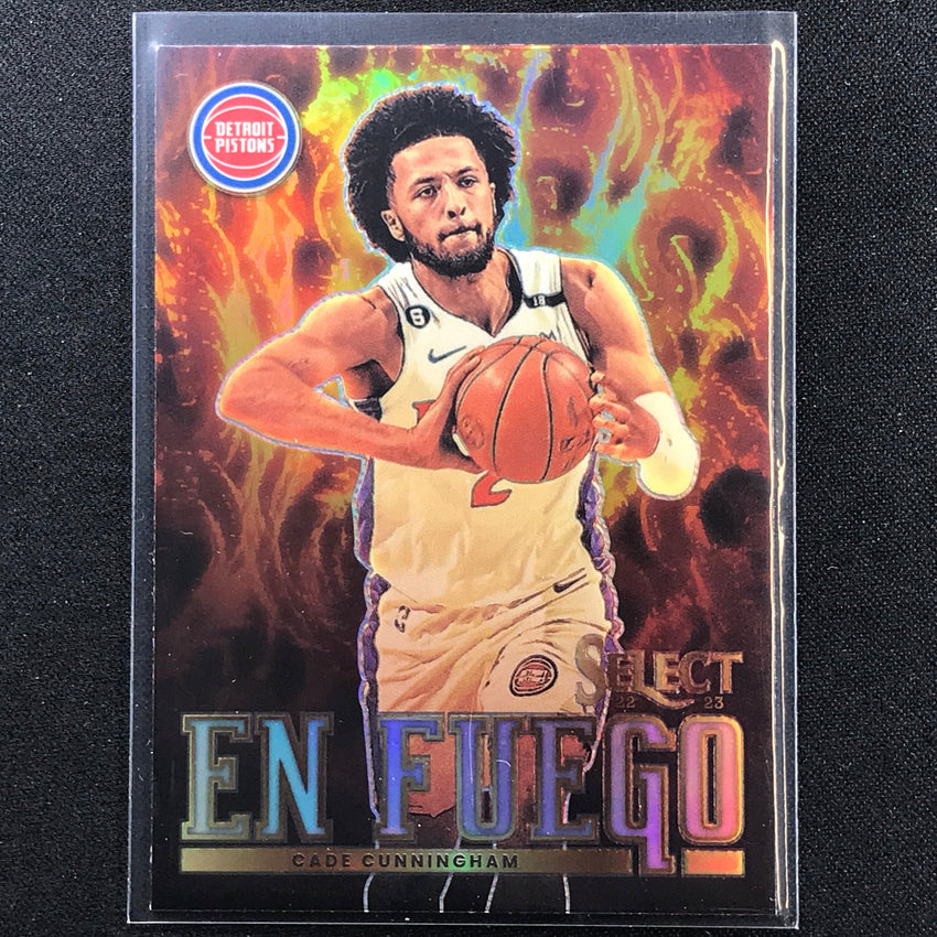 2022-23 Select CADE CUNNINGHAM En Fuego Silver Prizm SP #10
